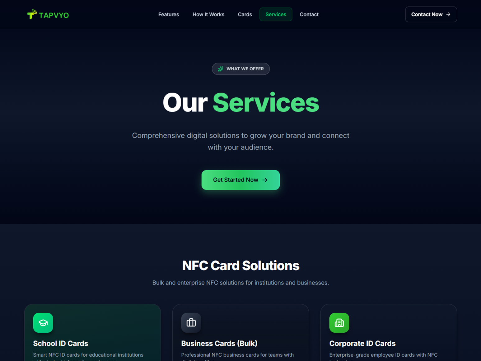 TapVyo Platform Features